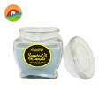 Wholesale Custom Aromatherapy Glass Candle Soybean Wax Glass Jar Scented Candle with lid